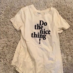 Do the nice thing, graphic tee